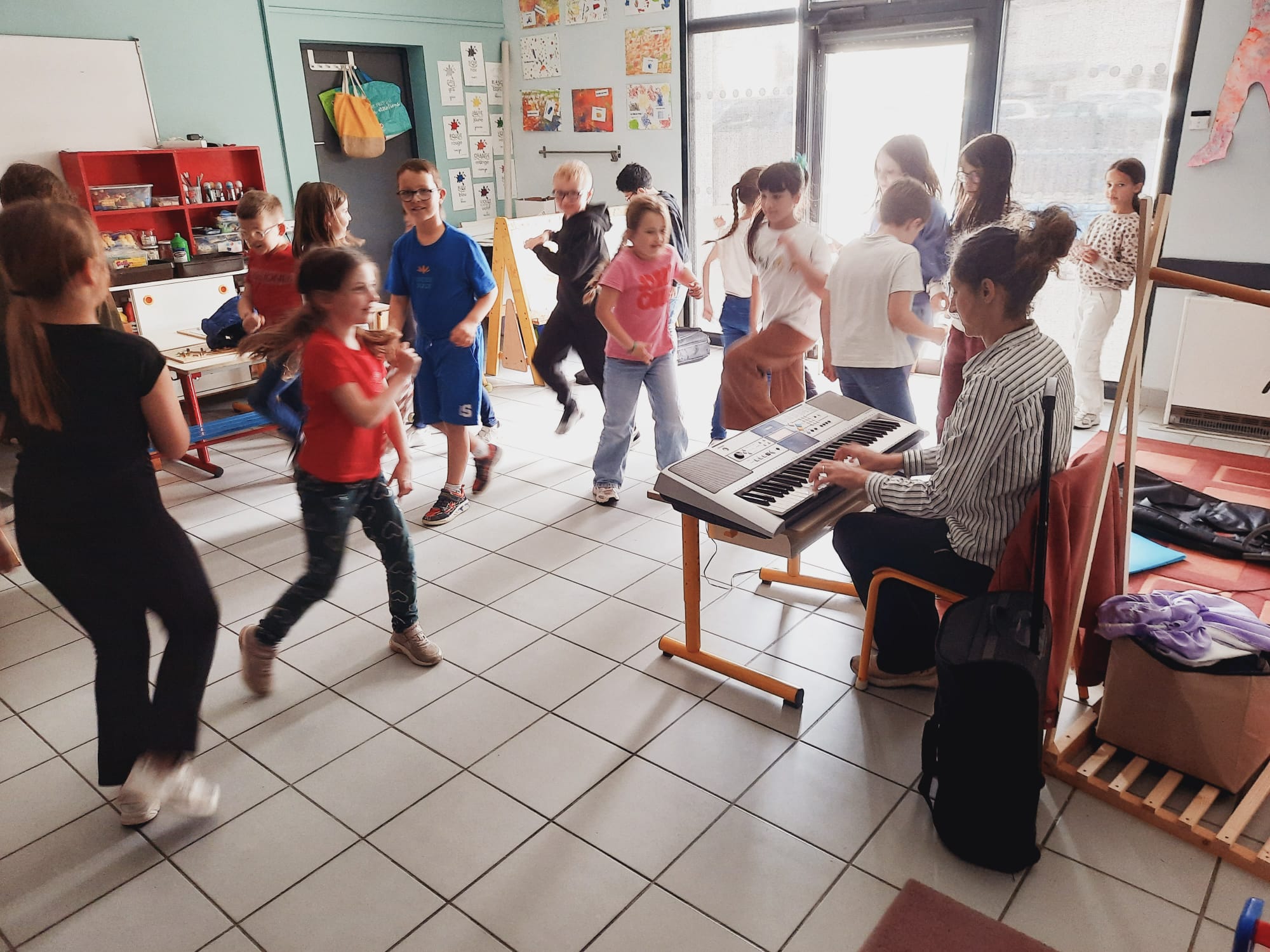 Séance de musique en CE1/CE2 avec Sandrine 🎵